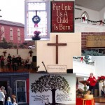 Christmas Church collage