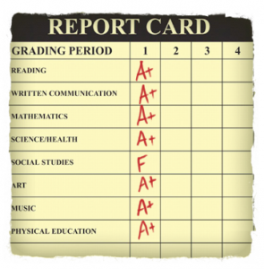 report card